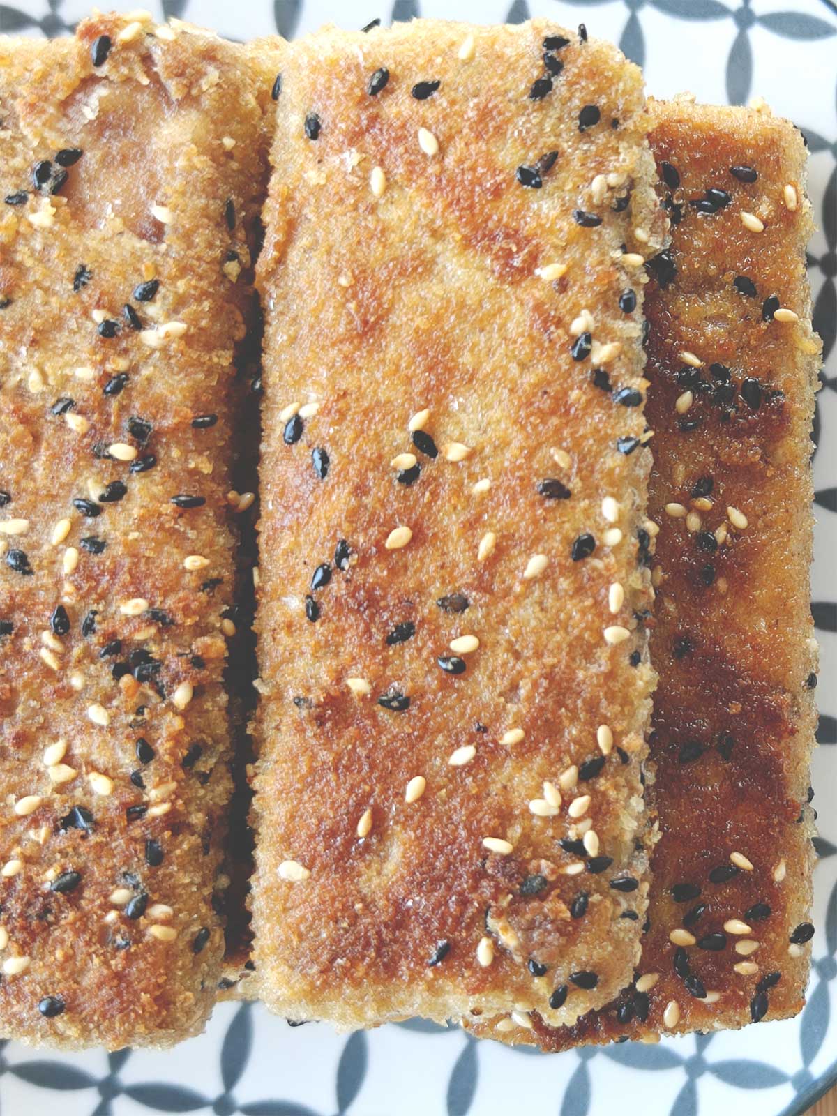 Tofu croustillant au sésame